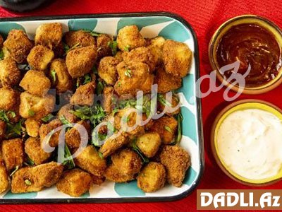Nugget görünüşlü badımcan qızartması resepti