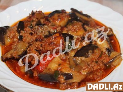 Lokum kimi əti ilə badımcan resepti