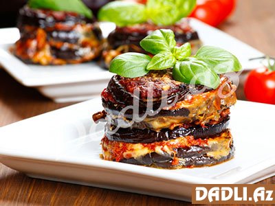 Pendirli badımcan qülləsi resepti