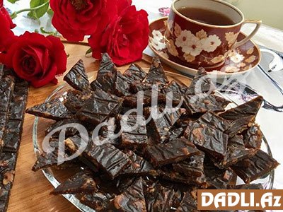 Qozlu əncir marmeladı - Video resept