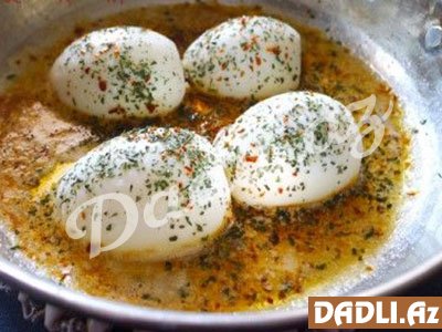 Kərə yağında yumurta resepti