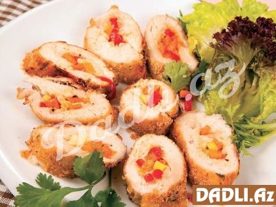 Tərəvəzli toyuq sarması resepti