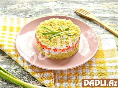 Mimoza salatı resepti