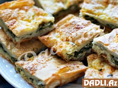 İspanaqlı pendirli börək resepti