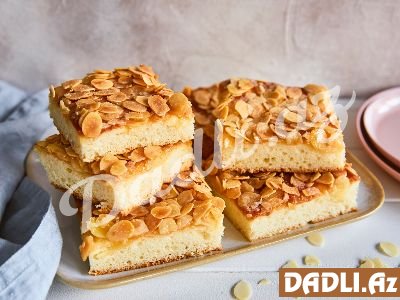 Dadına doymayacağınız kərə yağılı Alman keksi resepti