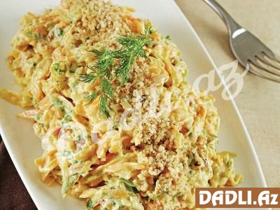 Kabaklı yerkökü salatı resepti