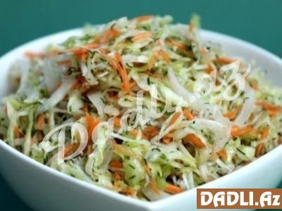 Ağ kələm salatı resepti