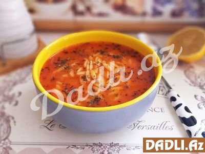 Arpalı əriştə şorbası resepti