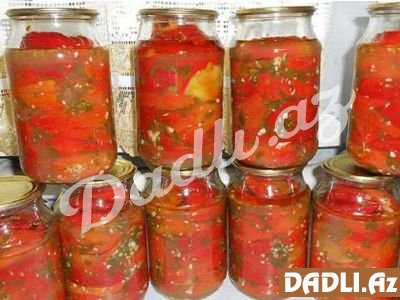 Marinada qoyulmuş bolqar bibəri resepti