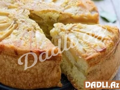 Almalı-qozlu piroq resepti