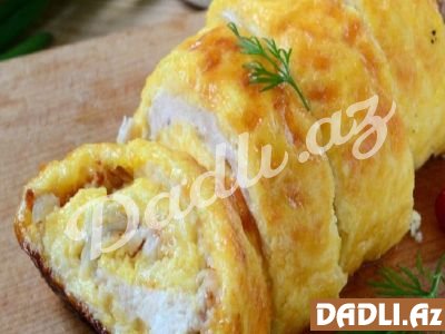 Toyuq filesindən rulet resepti