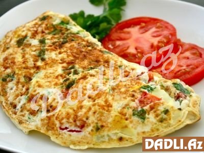 Tərəvəzli omlet resepti