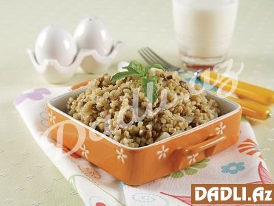 Mərcili bulqur plovu resepti