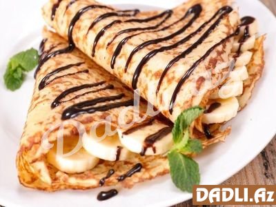 Səhər yeməyi üçün krep resepti