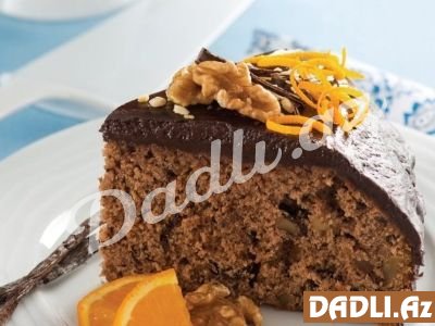 Qozlu, portağallı, kakaolu qabardıqca qabaran sulu keks resepti