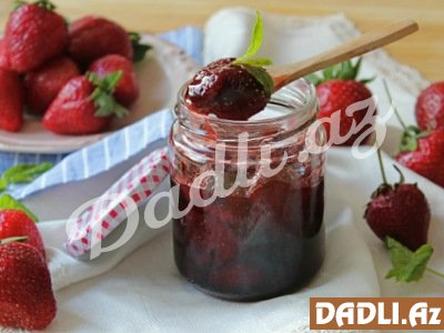 Çiyələk mürəbbəsi resepti