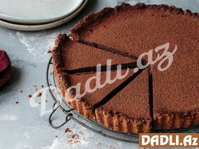 10 dəqiqədə şokoladlı tart keksi resepti
