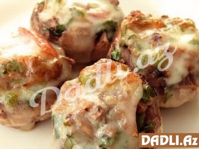 Pendirli tərəvəzli göbələk resepti