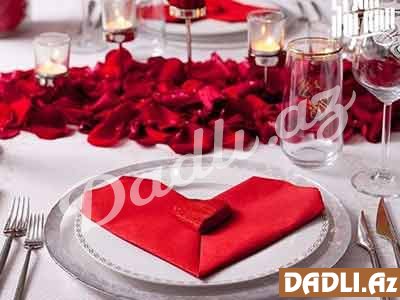 Sevgililər günü süfrəsi hazırlamaq