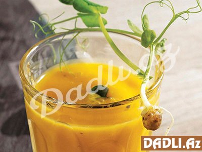 Balqabaqlı zəncəfilli smuzi resepti