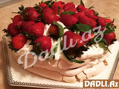 “Anna Pavlova” tortu resepti - Video resept