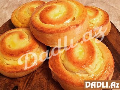 Portağal әtirli, kәsmikli, pambıq kimi yupyumşaq bulka resepti - Video resept