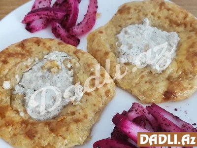 Pendirli və kəsmikli kökə resepti