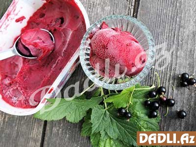Qarağat ilə sorbet resepti