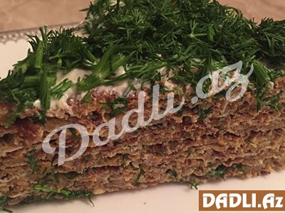 Ciyərli, super ləzzətli salat resepti - Video resept