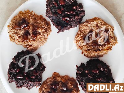 Sadə və dadlı bananlı yulaflı peçenye resepti