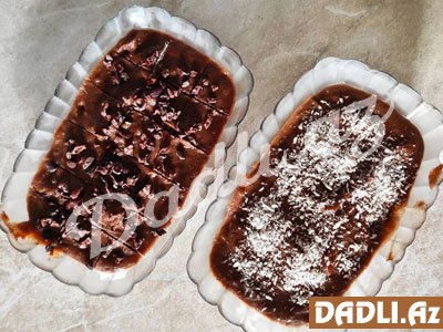 3 ərzaqla xurma şirniyyatı resepti