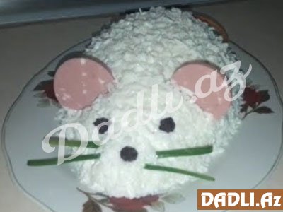 Ağ siçan görünüşlü salat resepti - Video resept