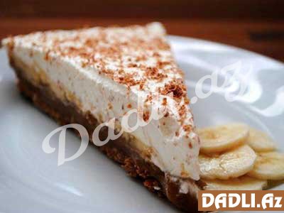 Banan ilə tort resepti