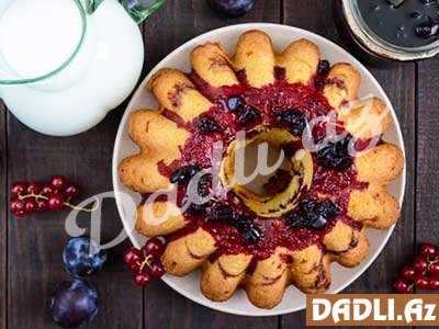 Giləmeyvəli keks resepti