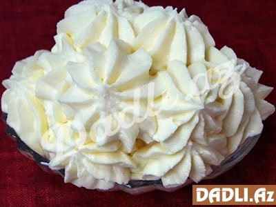 Qaymaqlı krem resepti - Video resept