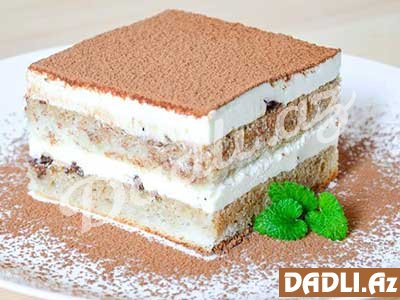 Tiramisu tortu resepti