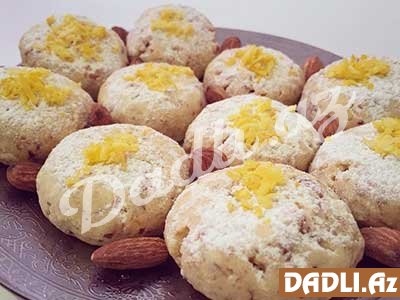 Limonlu, badamlı peçenyə resepti - Video resept