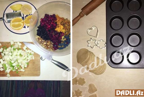 Giləmeyvəli və quru meyvəli peçenye resepti - FOTO RSESPT