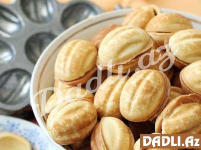 Qoz şirniyyatı resepti - Video resept