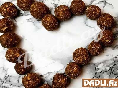 Şəkərsiz enerji topları (Vegan) resepti - Video resept