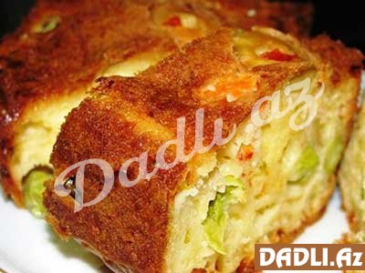 Tərəvəzli keks resepti