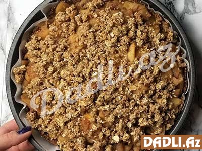 Şəkərsiz almalı turta (GLUTENSİZ) resepti - Video resept