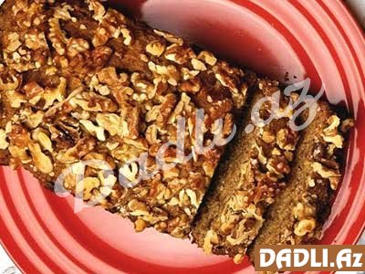 Şəkərsiz bananlı keks (Vegan) resepti - Video resept