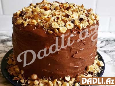 Veqan (yumurtasız və südsüz) ad günü tortu resepti - Video resept