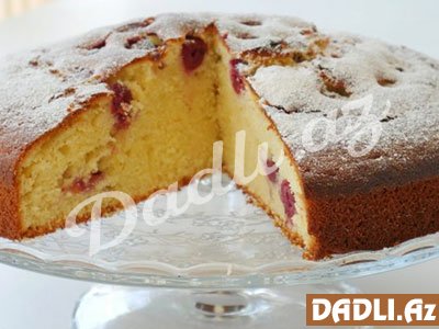 Vişnəli keks resepti