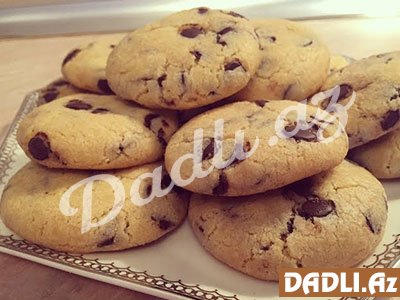 Damla şokoladlı peçenyə resepti - Video resept