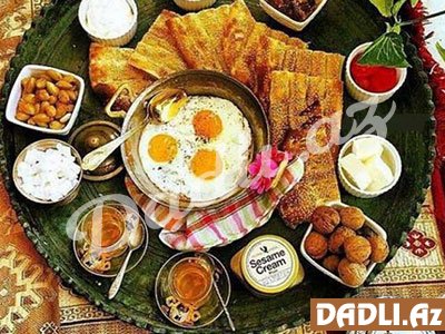 İran səhər yeməyi süfrəsi