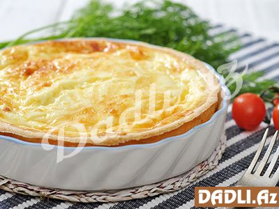 Pendirli və otlu kiş resepti