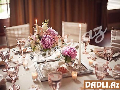 Təşkil etdiyiniz ziyafətlərdə masa servisi üçün məsləhətlər