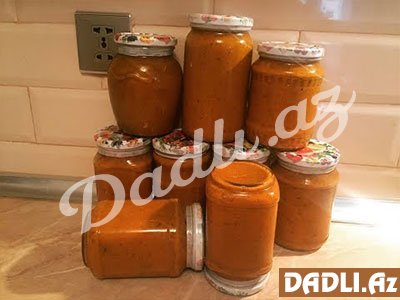 Çox dadlı badımcan kürüsü resepti - Video resept